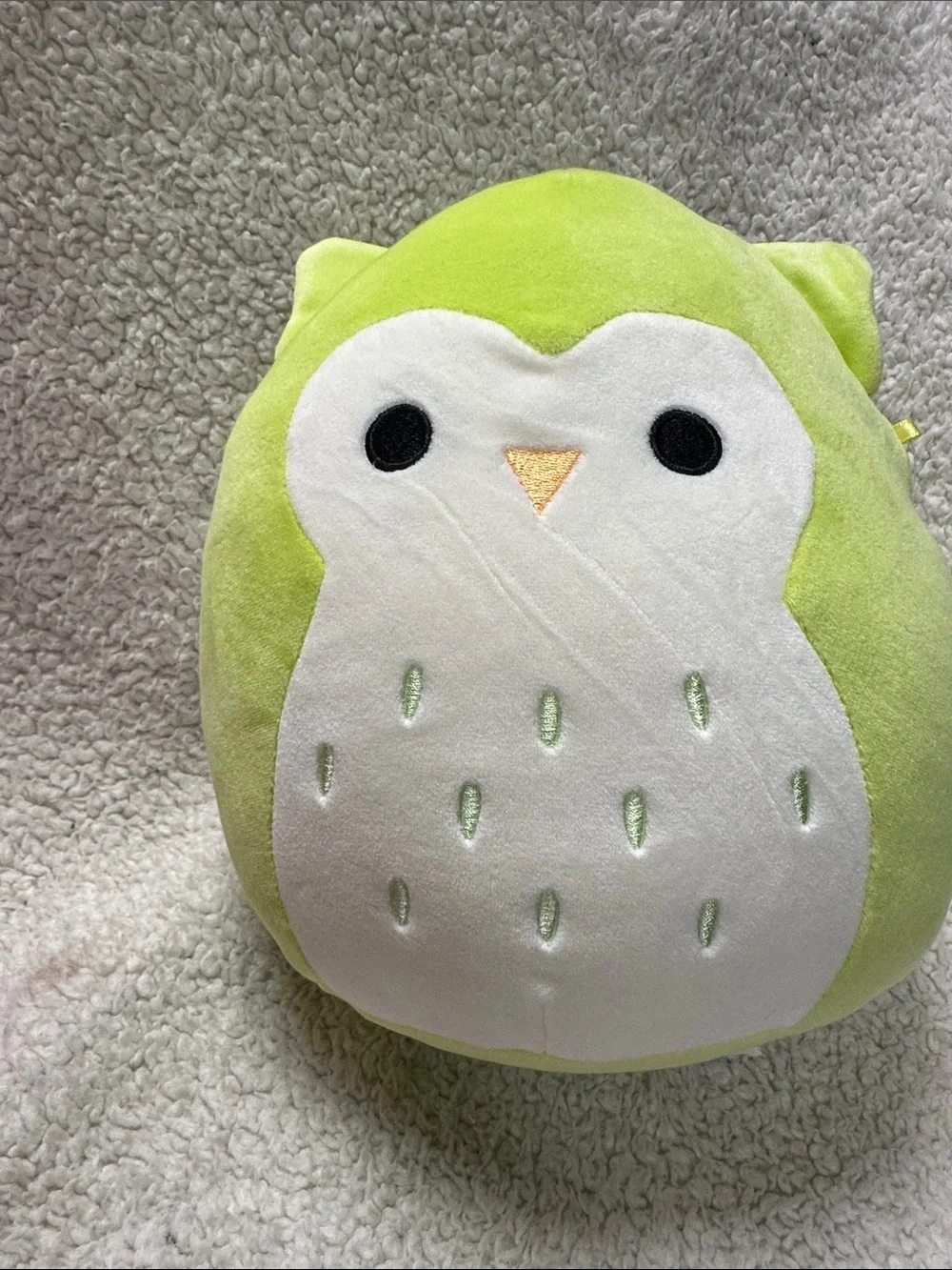 Two Squishmellows Birds, parrot and owl. Both 9 inches. Like New